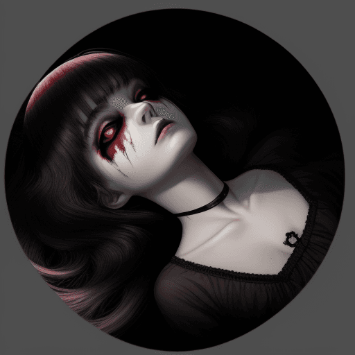 AI generated: dead girl, maruder, eclipse,