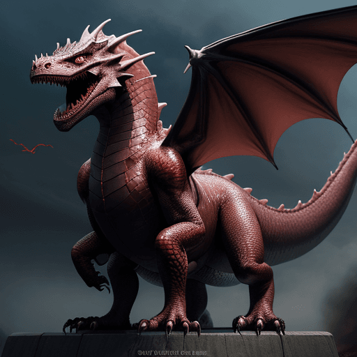 AI generated: drogon the dragon --v 4