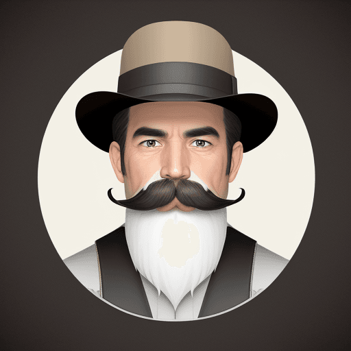 AI generated: Make a mustache for this picture.