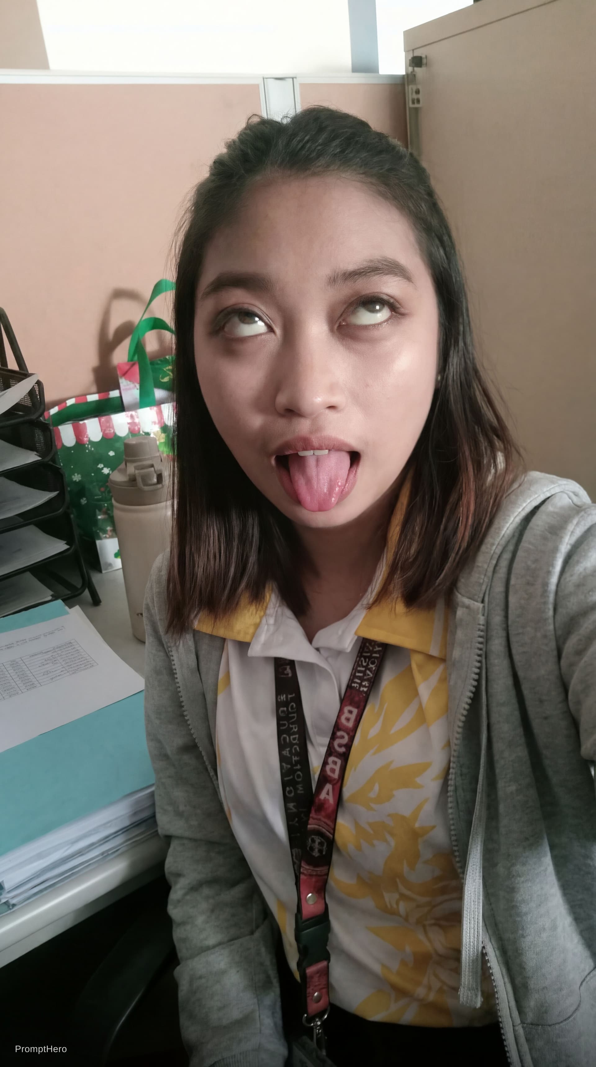 AI generated: Aheago face