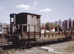 AI generated: A train floating in space