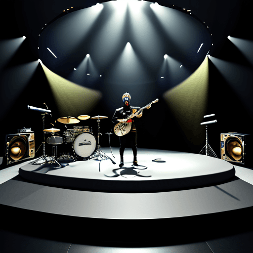 AI generated: quonium the band gives the best live preformance ever 8k ulra realistic 