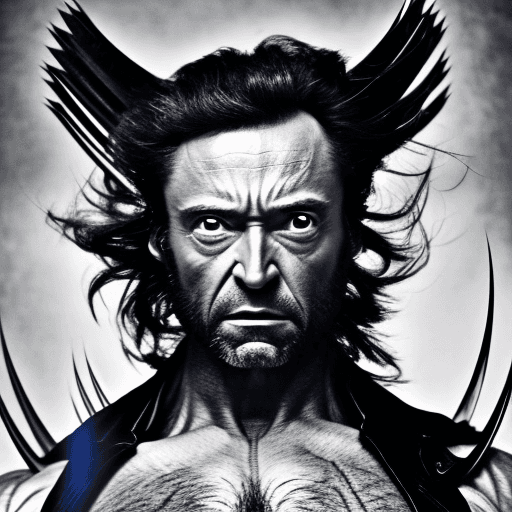 AI generated: Wolverine in a rage:: highly detailed, hyper realistic, photographic, wide angle lens:: in the style...