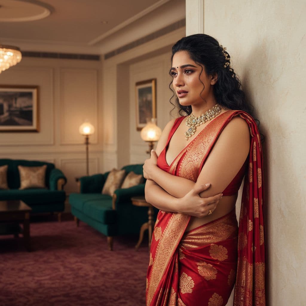 AI generated: full body view  of most beautiful girl as most beautiful indian realstic girl with plus size FLAT st...