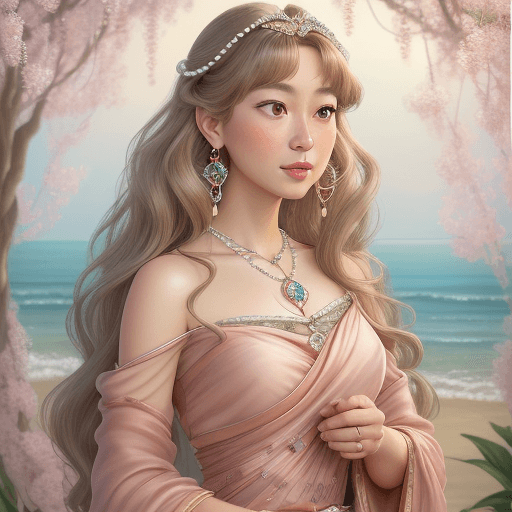 AI generated: A charming and charismatic movie character, Disney style, with natural makeup, oil painting by Naomi...