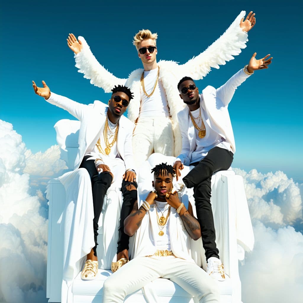 AI generated: logan paul, roadman, ksi, ricegum, in heaven, pleasure