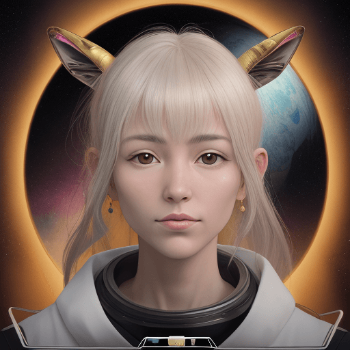 AI generated: create a image of a portrait of a hanzeni from planet hanzen in ufology