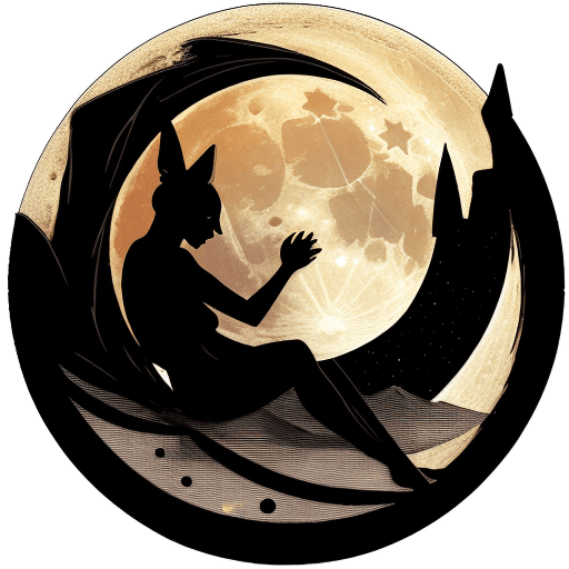 AI generated: a logo la lune et un hiboux
