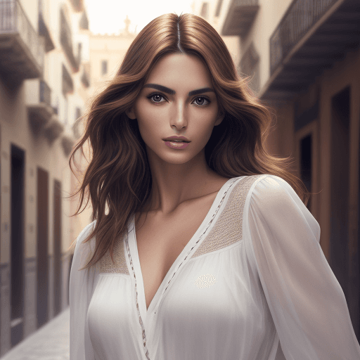 AI generated: high-resolution photo of a Spanish fashion supermodel, photorealistic, UHD, optimal photography, nat...