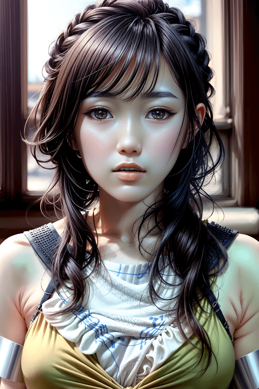 AI generated: cyberpunk landscape, ultra-realistic, cinematic lighting, ultra-detailed, detailed gorgeous face, be...