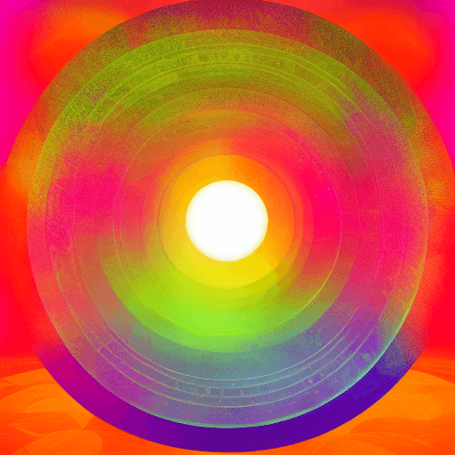 AI generated: Surrealism Simplicity, ONE CIRCLE, chilled philosophy, yoga style art,  SAZ in background,  MUSIC AL...