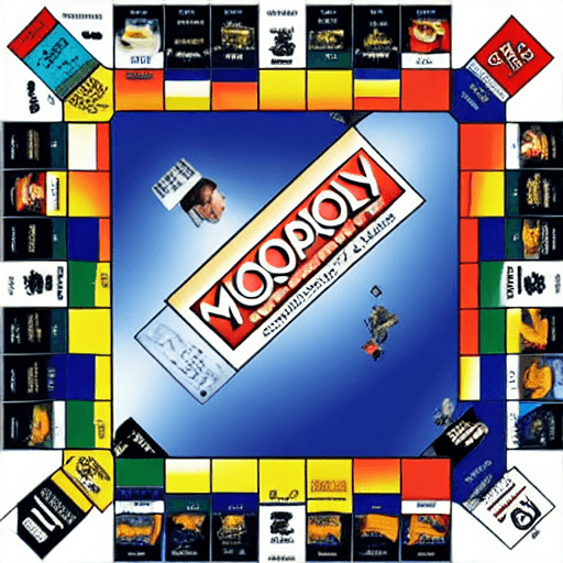 AI generated: Monopoly Classic Prison Field