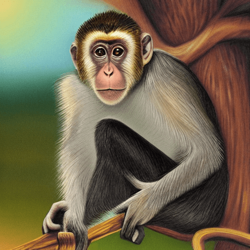 AI generated: Monkey  , surrealism