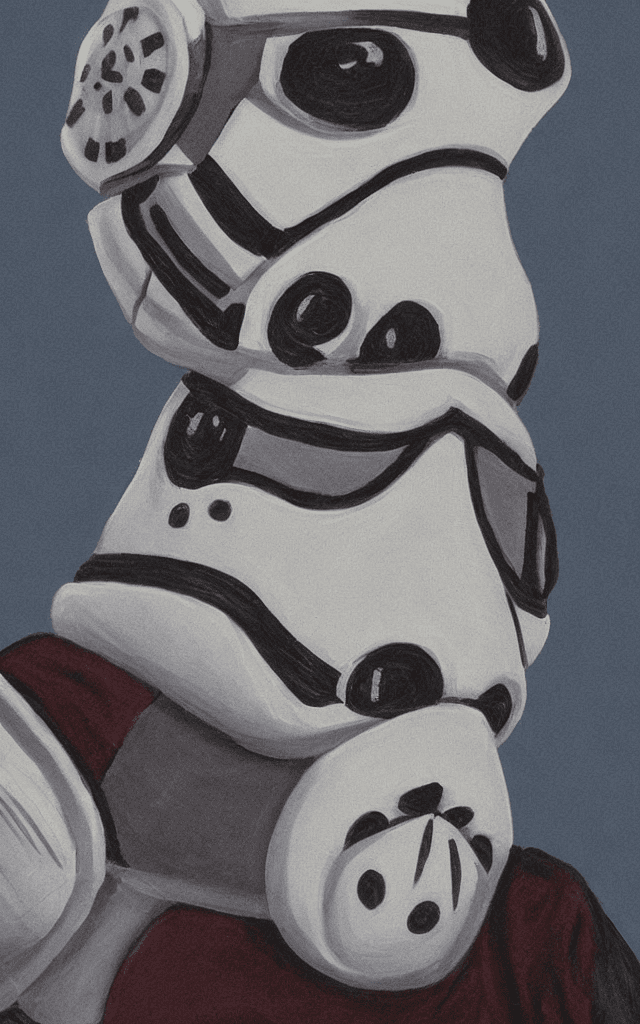 AI generated: detailed and realistic (upper body portrait:1.2) of a portrait of the son of peppe the frog and a sa...