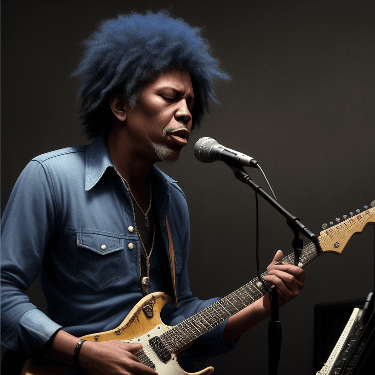 AI generated: Blues music