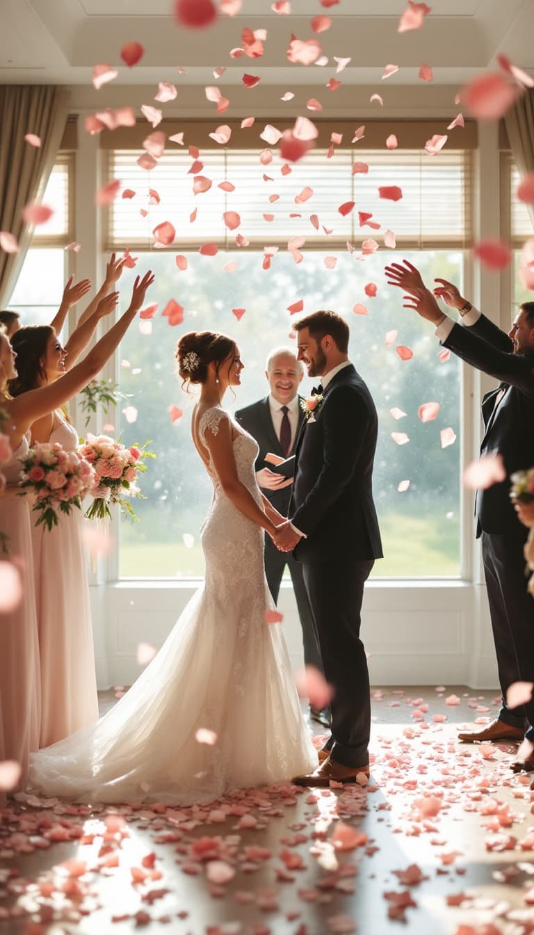 AI generated: The Rose Petal Shower
As the bride and groom exchange vows, a magical moment unfolds as guests begin...