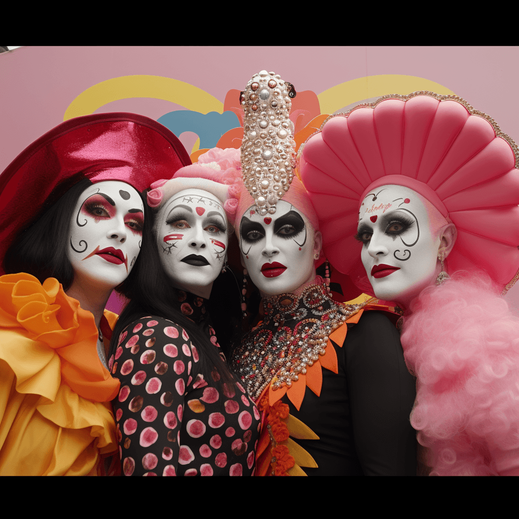 AI generated: sisters of Perpetual Indulgence