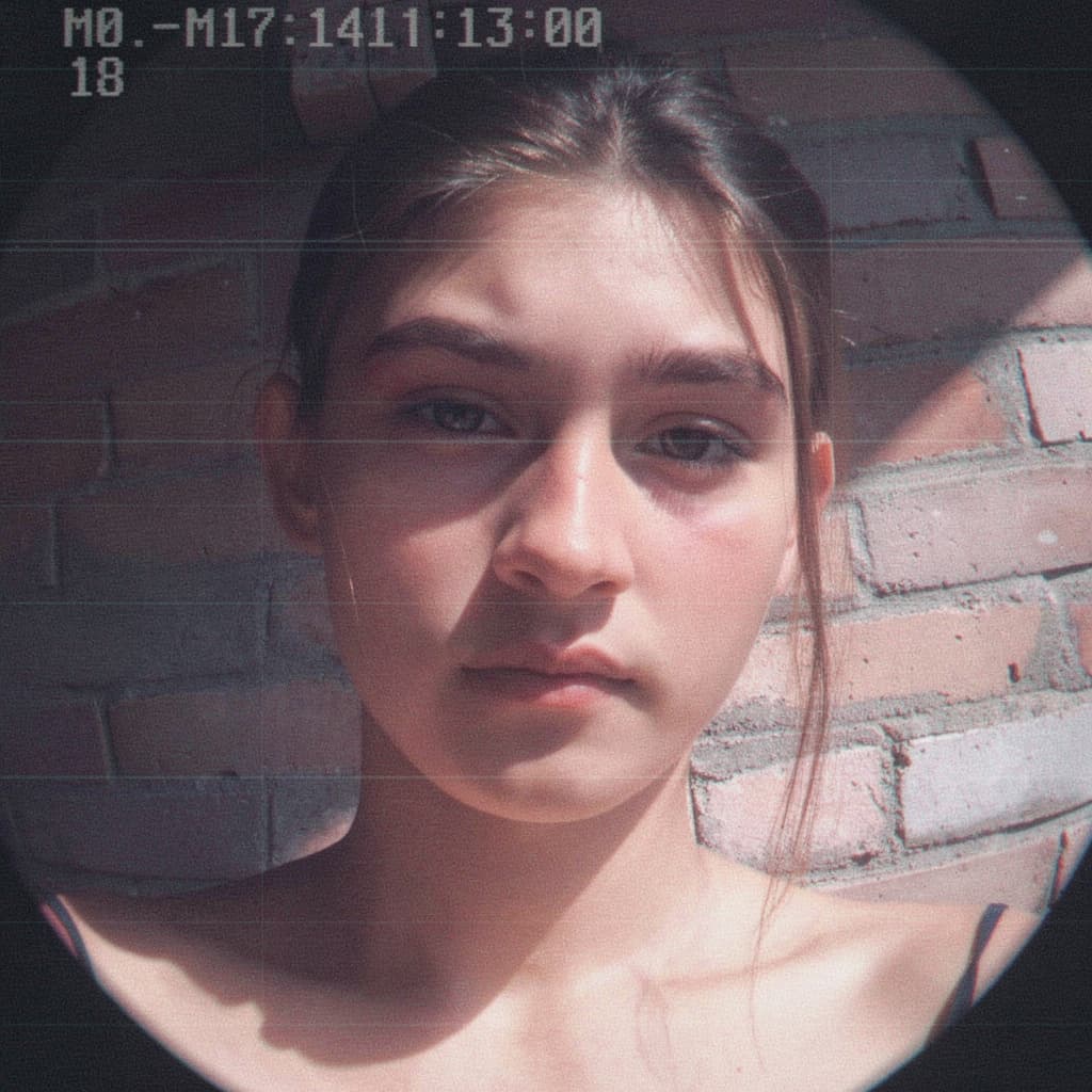 AI generated: RPG, Style: MACRO, a low-quality CCTV camera with a slightly fish-eye lens effect. The camera's time...