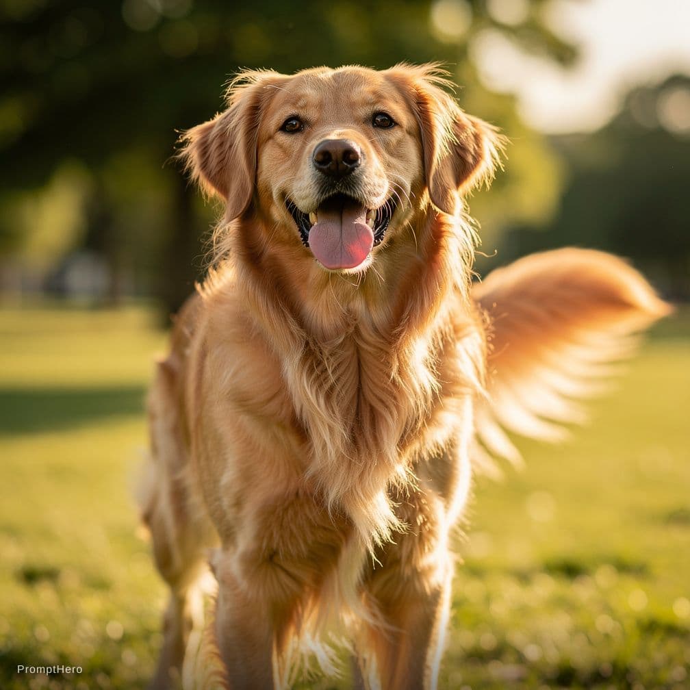 AI generated: happy dog