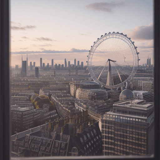 AI generated: The aesthetic city , London city  without character , cityscape, urban , classic view , in high reso...