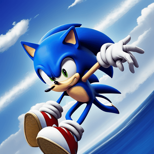 AI generated: sonic
