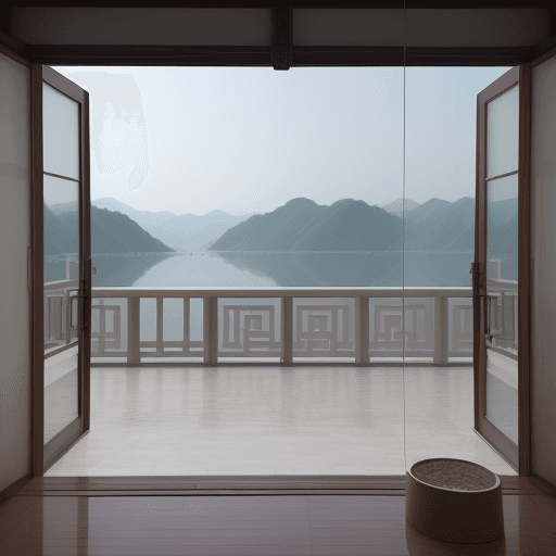 AI generated: 阴暗潮湿的教室里在昏暗的月光下有一双红色的高跟鞋格外醒目