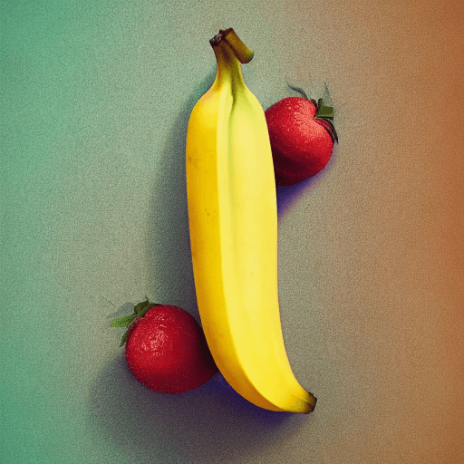 AI generated: Happy cartoon banana fruit, Pixar Style, perfect composition, 8k artistic photography, photorealisti...
