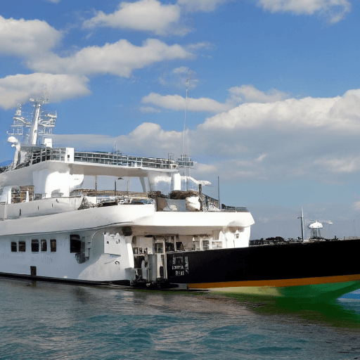 AI generated: A camera in a big boat