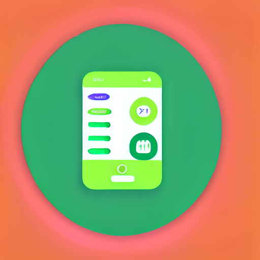 AI generated: App Logo for Habit Tracker, Modern Style, illustrator, Green Calendar with a checkmark