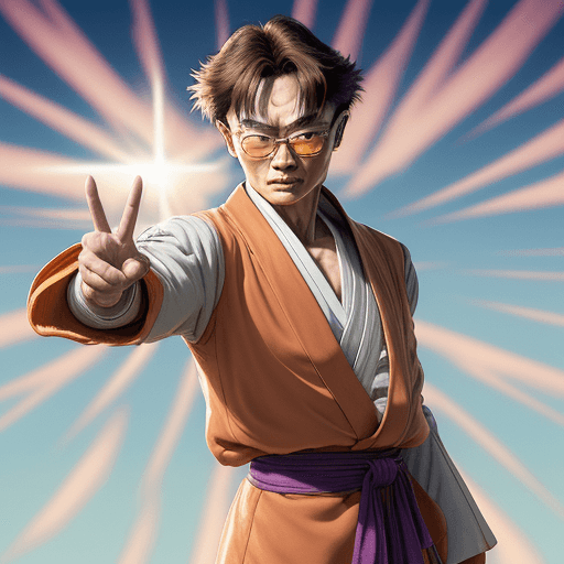AI generated: hanzawa, conan style, young man, sunshine, colorful, detailed rendering, insanely intricate and deta...