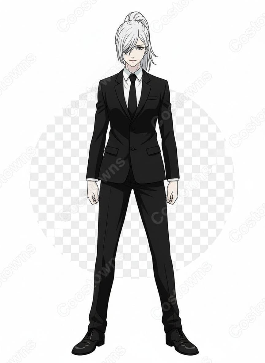 AI generated: Character Design Prompt (English) Base Setup: Hair: Shoulder-to-chest length, tied in a high ponytai...
