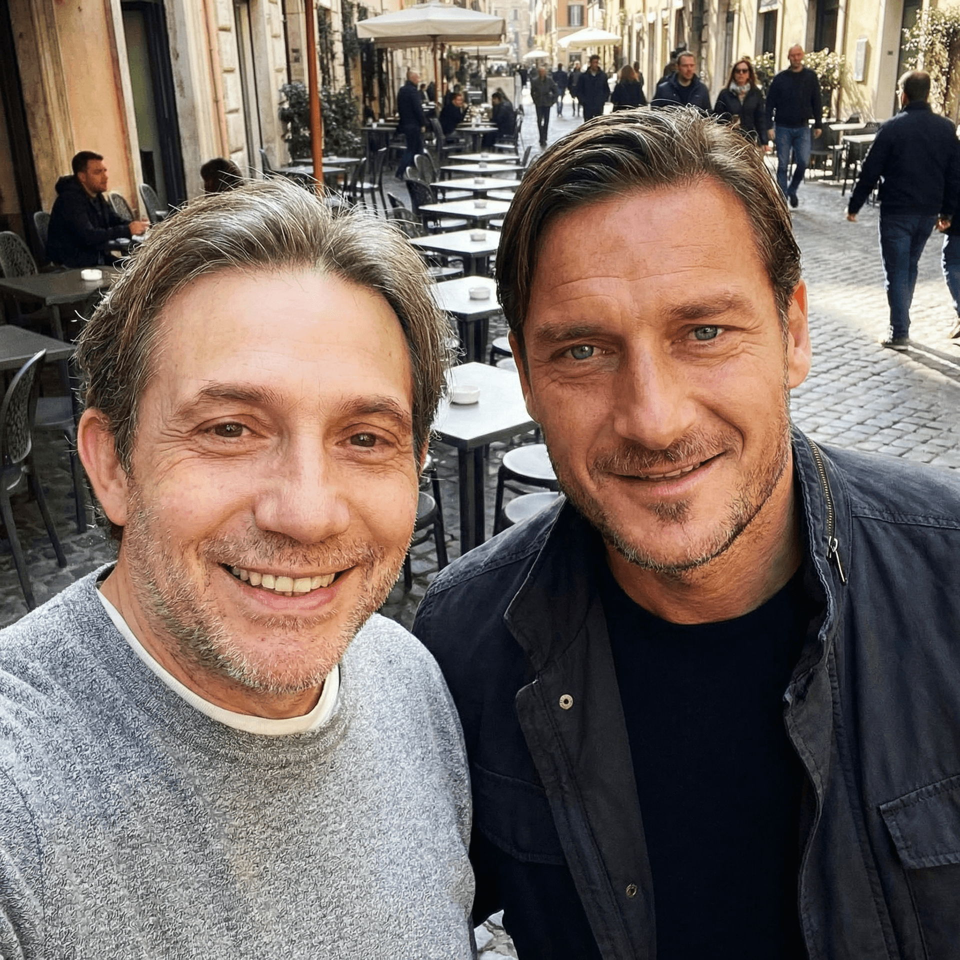 AI generated: WHIT FRANCESCO TOTTI 