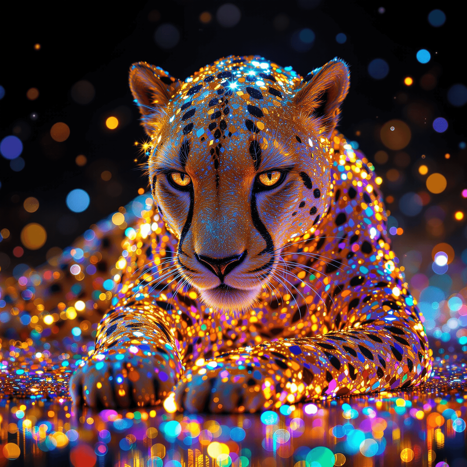 AI generated: Starlit Cheetah