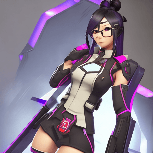 AI generated: Kiriko from Overwatch