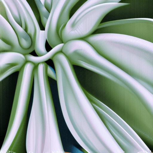AI generated: Hyper realistic Stylized datura flower in monohcrome color on a white background
