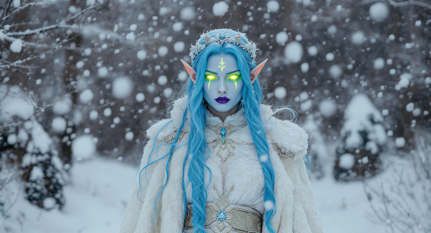 AI generated: ultra realistic Full body view picture of an elven woman elf ears.4k,ultra hd,photorealistic,high de...