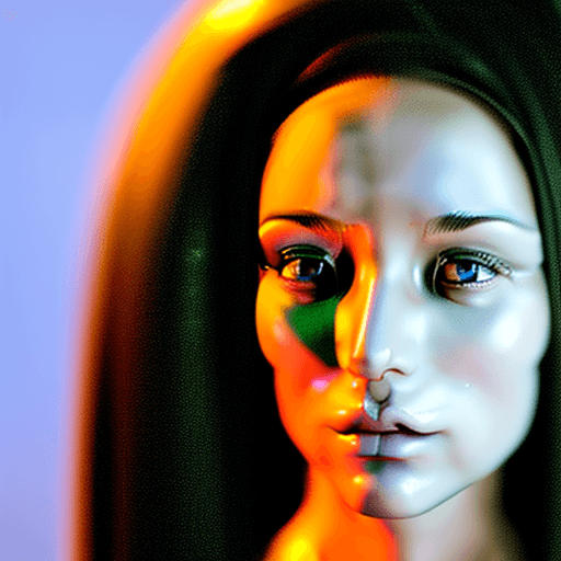 AI generated: Photo of a ultra realistic naked girl, 4k, seduced face