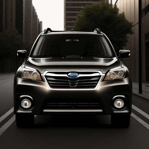 AI generated: realistic Subaru SUV crossover Car Subaru Tribeca TRIBECA TRIBECA tribeca tribeca Black car Subaru T...