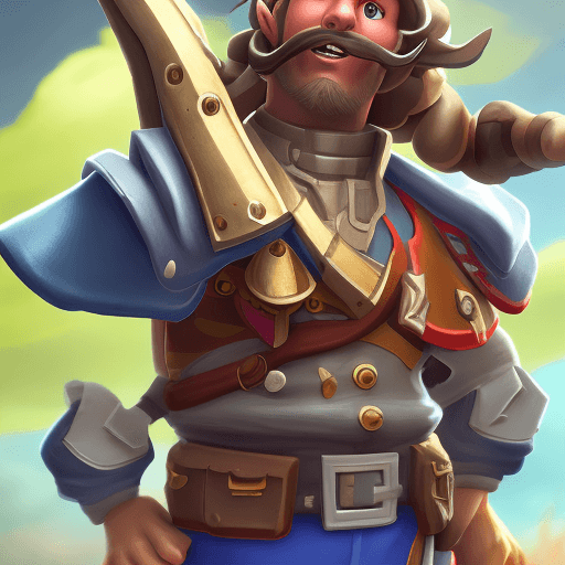 AI generated: a war hero from arms