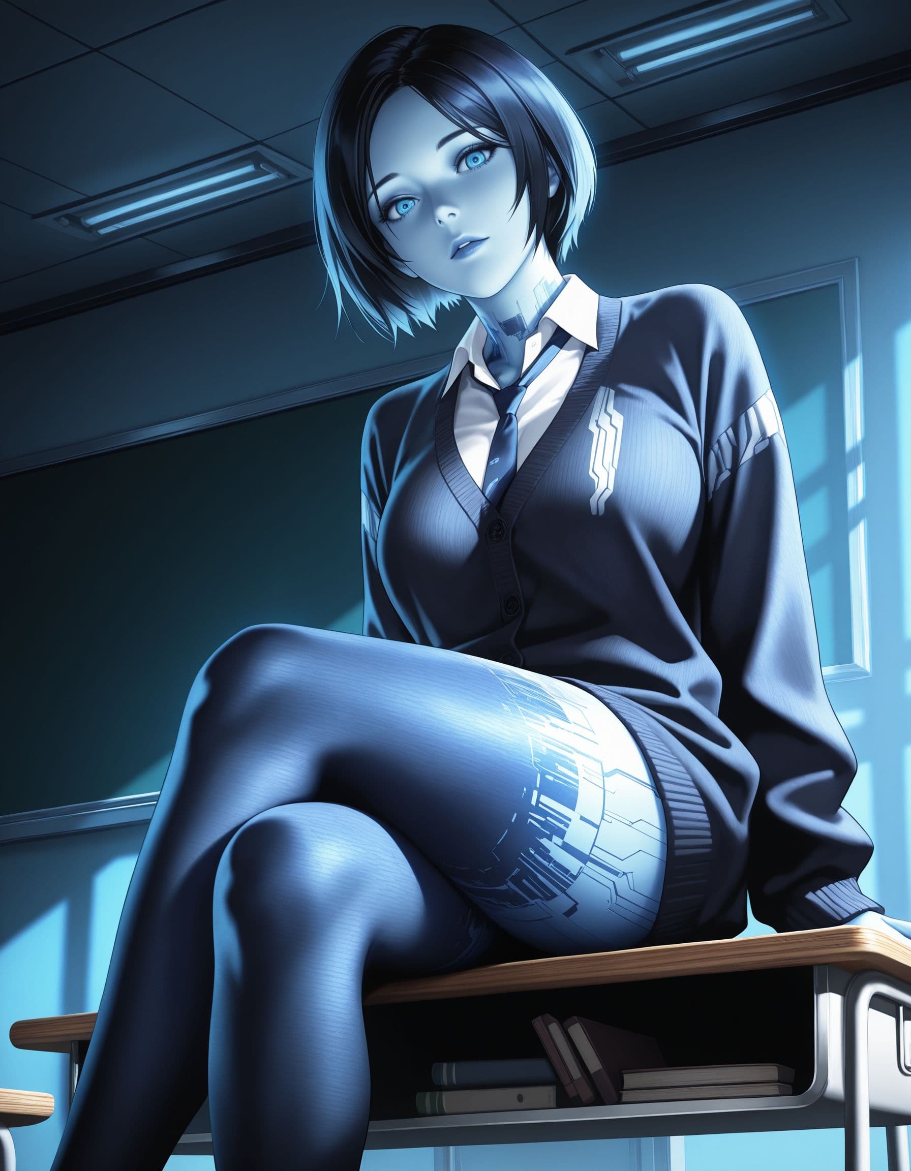 Cortana from Halo [IllustriousXL]