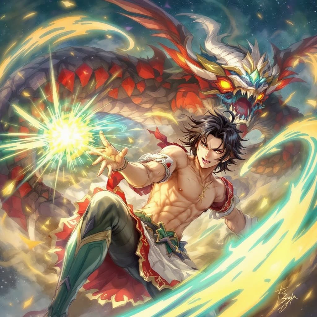 AI generated: Give me a drawing of hutao from genshin impact