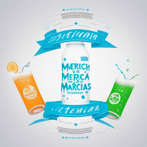 AI generated: A poster or banner with the title "Proyecto de transformación digital de empresa de refrescos de mar...