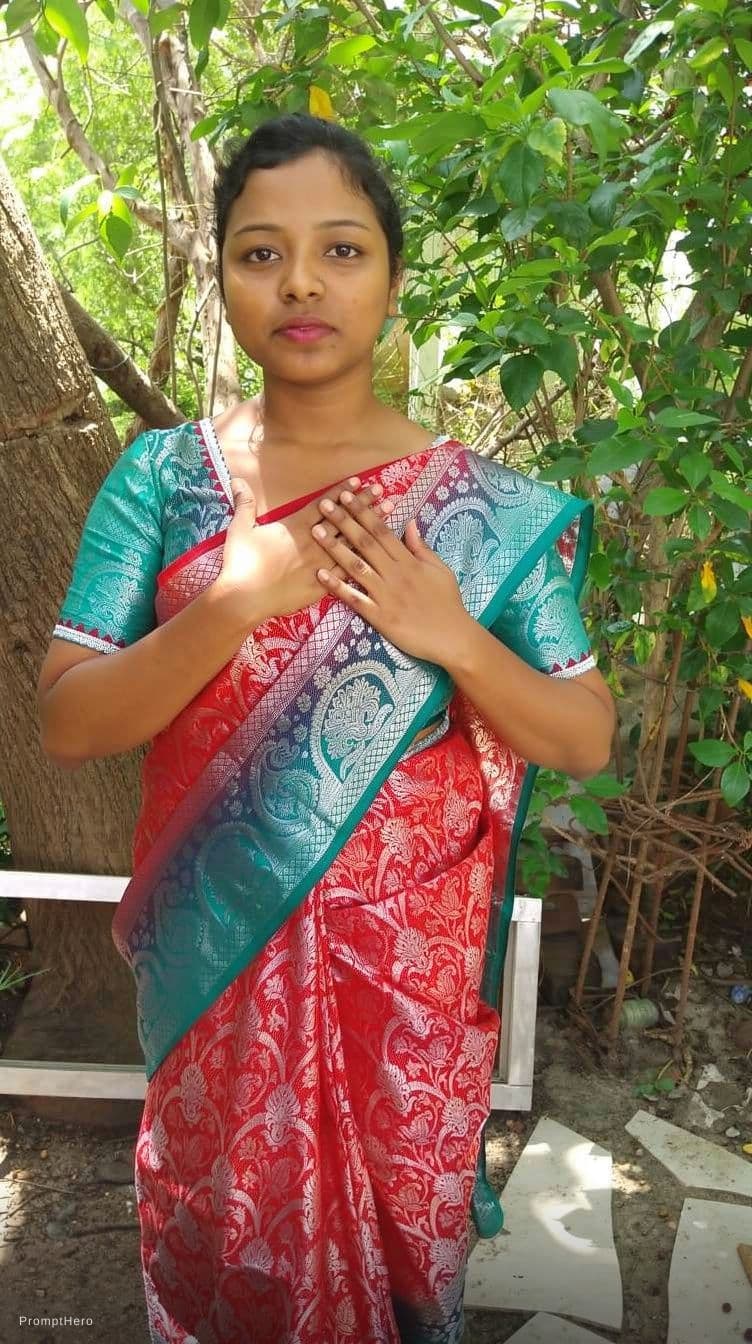 AI generated: Move her hands on her chest repeat the movement of the chest dance



Our AI Clothes Remover transfo...