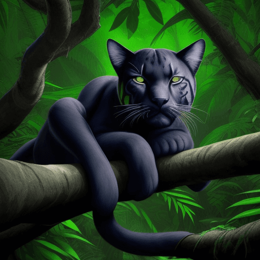 AI generated: panther
tree
jungle
wildlife
sleeping
calm
animal
cat
nature
wild
predator
big
carnivore
feline
outd...