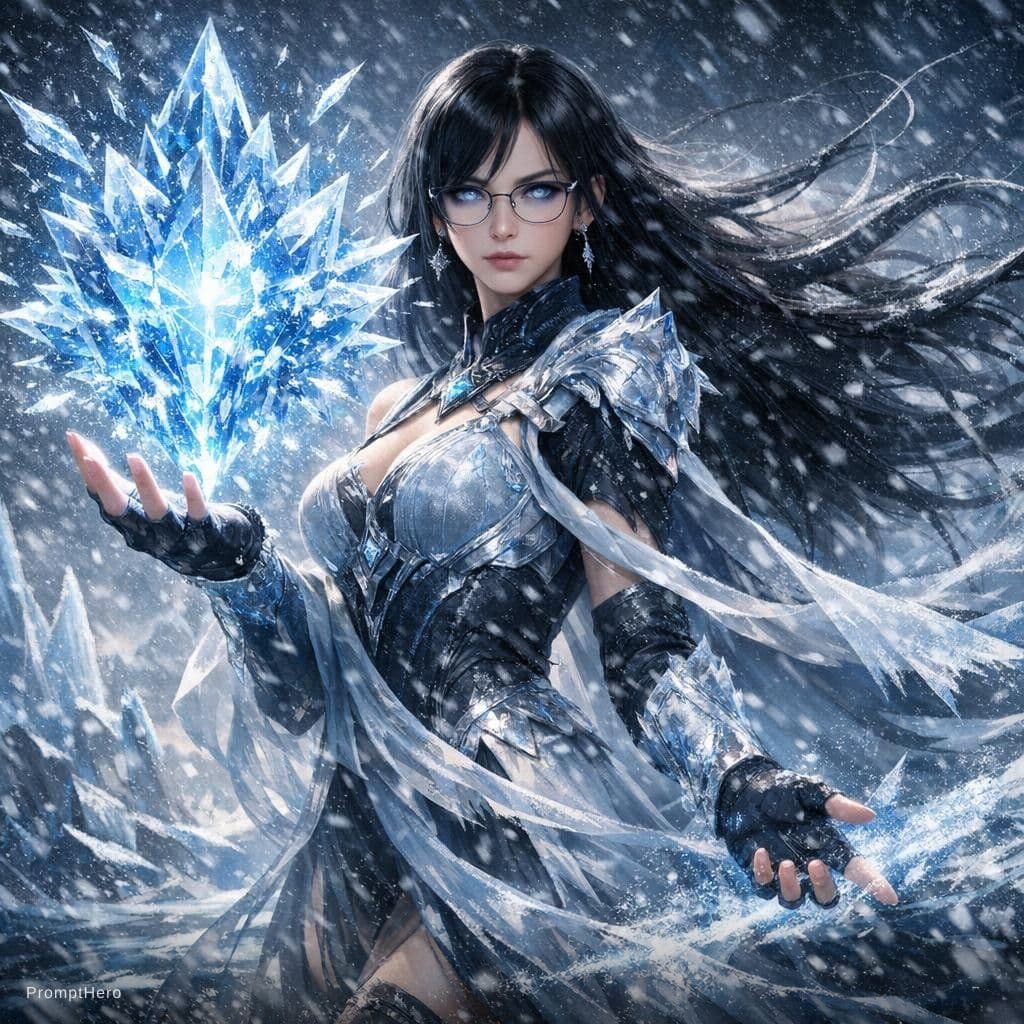 AI generated: masterpiece, ultra detailed illustration, anime semi-realistic style with strong photorealistic rend...