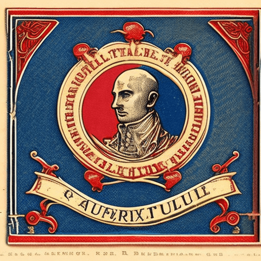 AI generated: vintage obverse and reverde french revolution card with guillotine, ornate details, old paper textur...