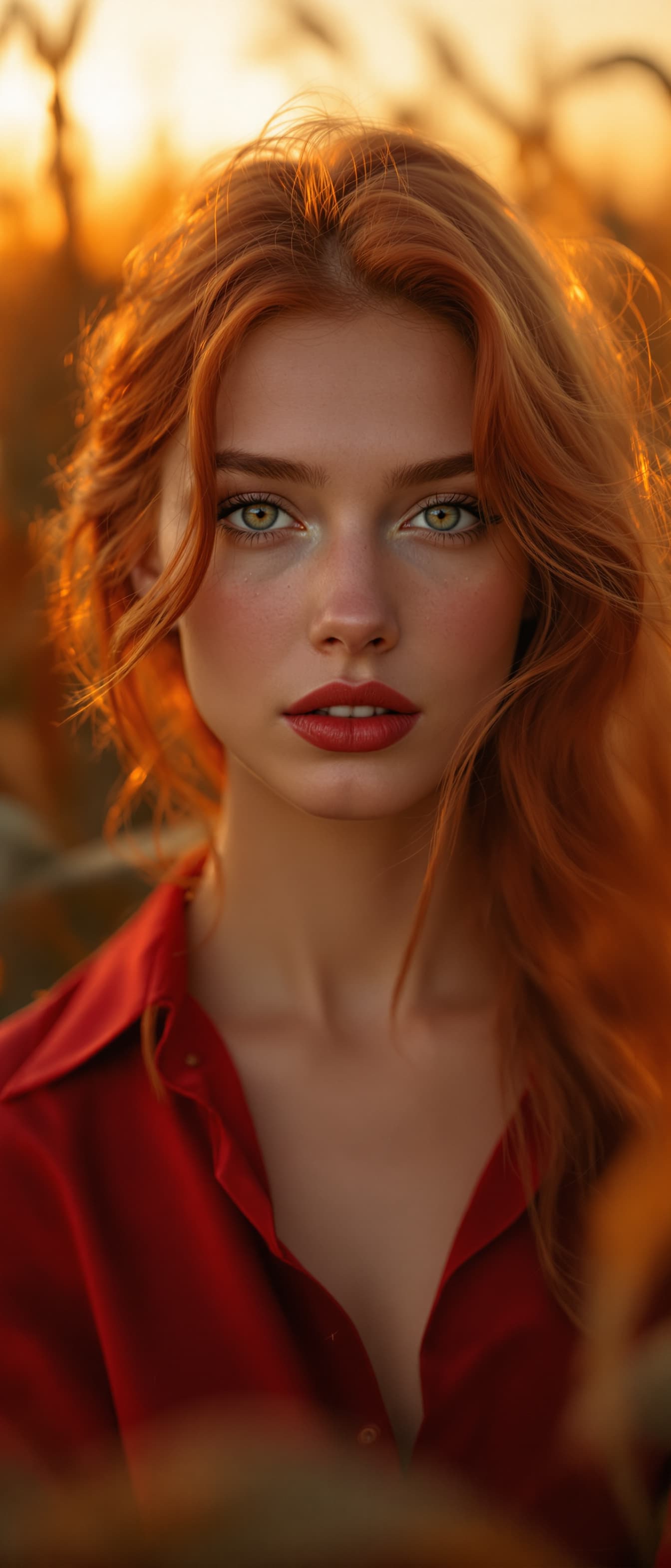 AI generated: "High resolution head & shoulders portrait image. Sony A1 camera, 75mm prime lens. Warm soft, slight...