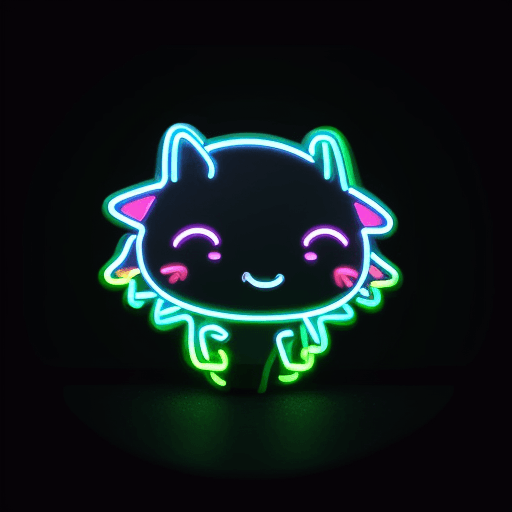AI generated:  neon small starts glowing minimalist stickers, all the page full of stickers, accurate details, bea...