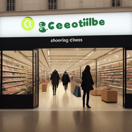AI generated: Shopping écoresponsable