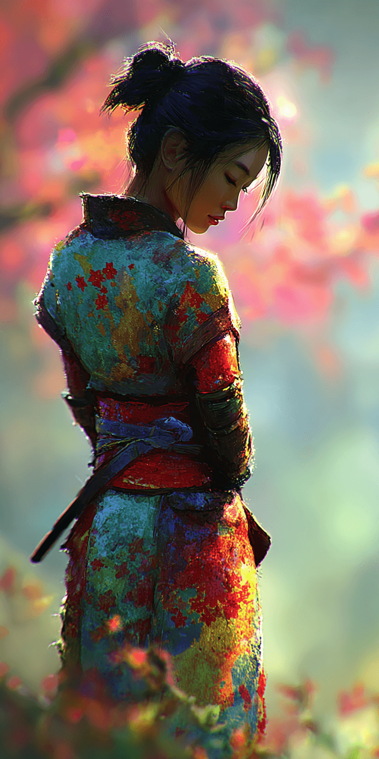 AI generated: geisha --chaos 75 --ar 1:2 --sref 357720515 --profile x3fq9up --stylize 750